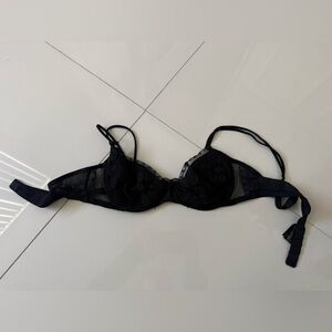 Vintage La Perla Black Lace Bra